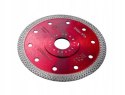 TARCZA DIAMENTOWA DO CIĘCIA PŁYTEK GRESU 125mm x 22,23 // TURBO NA SUCHO