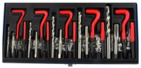 Zestaw do naprawy gwintów M5-M12 gwintowniki 131el