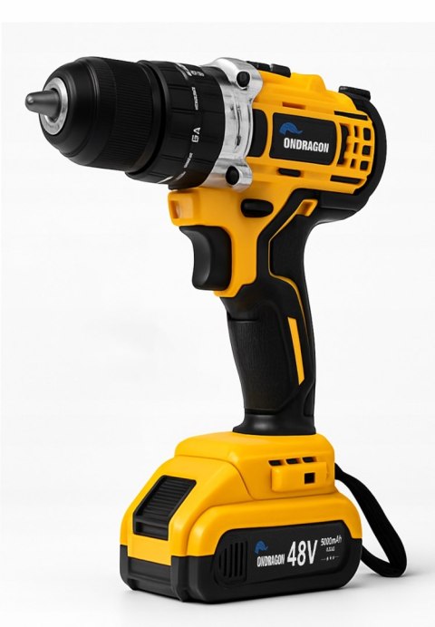 48V BEZSZCZOTKOWA AKUMULATOROWA WIERTARKO WKRĘTARKA UDAROWA 2xAKU ZESTAW 92