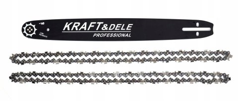 KRAFT&DELE PROWADNICA + ŁAŃCUCHY DO PIŁY 16" / 40CM / 1,3MM KD10152