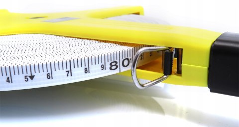 MIARA TAŚMA MIERNICZA METRÓWKA ZWIJANA 100M MIARKA FIBERGLASS KRAFT KD10429