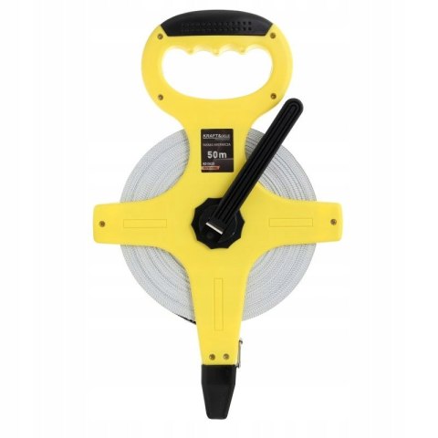 MIARA TAŚMA MIERNICZA METRÓWKA ZWIJANA 100M MIARKA FIBERGLASS KRAFT KD10429
