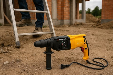 MŁOTOWIERTARKA WIERTARKA Z UDAREM MŁOT UDAROWY ZESTAW SDS + PLUS MOC 3000W