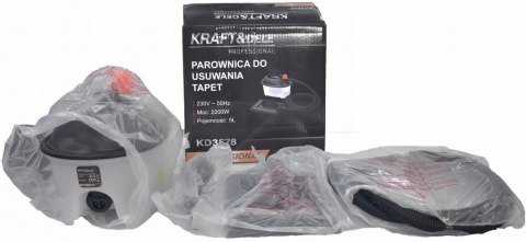 PAROWNICA DO USUWANIA TAPET KD3578 2200W 5L 70MIN PRACY BEZ CHEMII REMONT