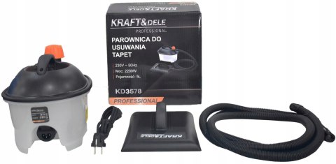PAROWNICA DO USUWANIA TAPET KD3578 2200W 5L 70MIN PRACY BEZ CHEMII REMONT