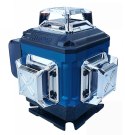 POZIOMICA LASEROWA LASER KRZYŻOWY ZIELONY SAMOPOZIOMUJĄCA 4D 360 2 BATERIE