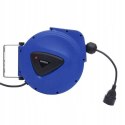 PRZEDŁUŻACZ ZWIJANY AUTOMATYCZNY BĘBEN NAŚCIENNY 15M BLOKADA KABLA