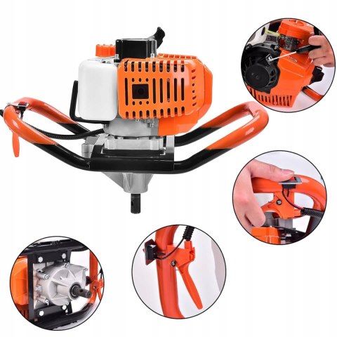 WIERTNICA GLEBOWA GLEBY ŚWIDER SPALINOWY SILNIK DO ŚWIDRA