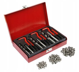 Zestaw do naprawy GWINTÓW M6, M8, M10 naprawczy GWINTOWNIKI TULEJKI 88 EL.