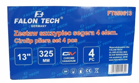 SZCZYPCE DO PIERŚCIENI SEGERA 13" ZESTAW 4EL SZCZYPCE DO PIERŚCIENI SEGERA 13" ZESTAW 4EL