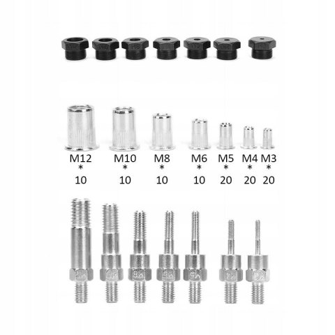 Nitownica ręczna do nitonakrętek 110el. KD10556