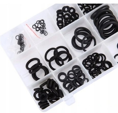 ORINGII GUMKI USZCZELKI GUMOWE 225 SZT OLEJOODPORNE ZESTAW ORINGÓW Paliwa