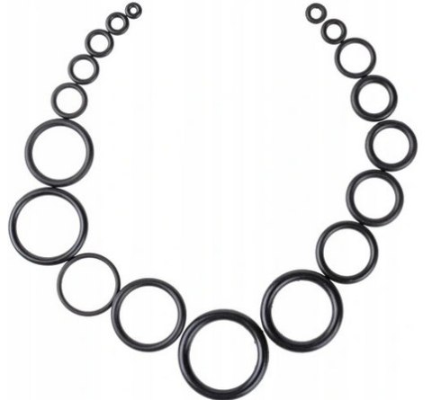 ORINGII GUMKI USZCZELKI GUMOWE 225 SZT OLEJOODPORNE ZESTAW ORINGÓW Paliwa