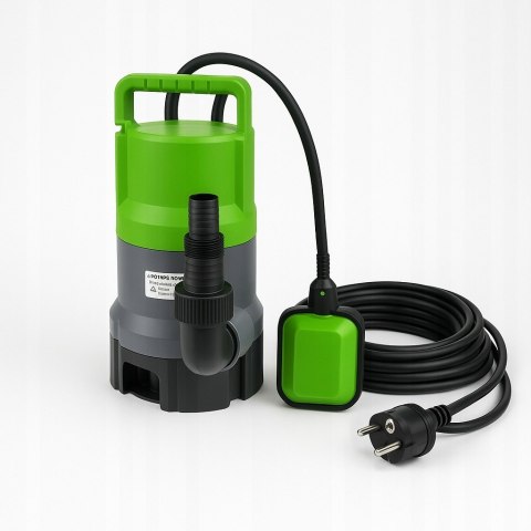 POMPA ZATAPIALNA DO WODY CZYSTEJ BRUDNEJ DESZCZÓWKI z PŁYWAKIEM 2000W mocna