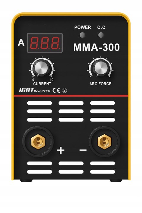 SPAWARKA INWERTOROWA INWERTEROWA LCD MMA 300A IGBT HOT START ANTI STICK VRD