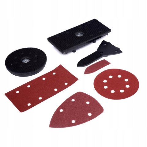 SZLIFIERKA OSCYLACYJNA MIMOŚRODOWA WIELOFUNKCYJNA DREWNA METALU PADY 4w1