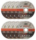 TARCZA DO CIĘCIA METALU STALI 125x1 INOX MOCNE 10 szt