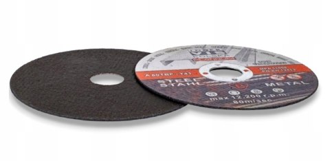 TARCZA DO CIĘCIA METALU STALI 125x1 INOX MOCNE 10 szt