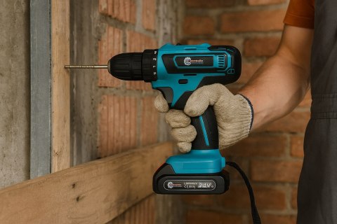 WIERTARKO WKRĘTARKA AKUMULATOROWA 24V + 2 AKUMULATORY 4.0Ah W WALIZKA