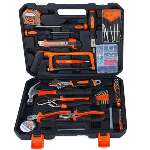 ZESTAW NARZĘDZI 100el KLUCZE WALIZKA NARZĘDZIOWA KLUCZE