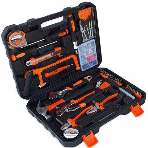 ZESTAW NARZĘDZI 100el KLUCZE WALIZKA NARZĘDZIOWA KLUCZE