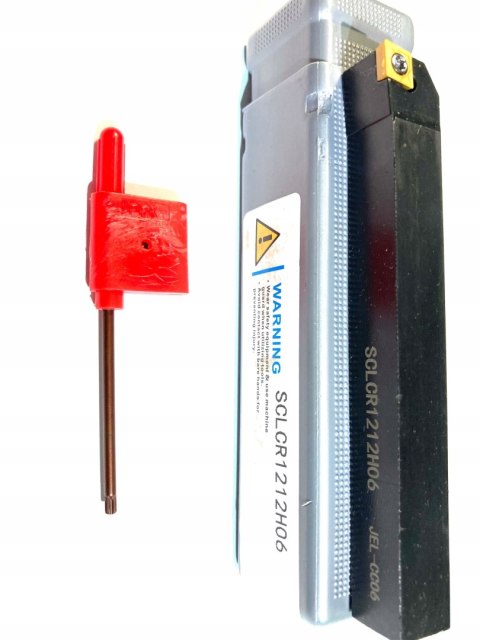 ZESTAW NOŻY TOKARSKICH SKŁADANYCH NÓŻ TOKARSKI PŁYTKI 12 x 12 mm 7 szt.