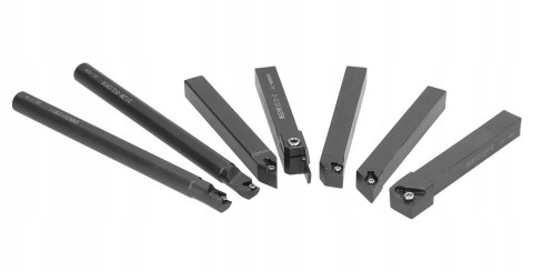ZESTAW NOŻY TOKARSKICH SKŁADANYCH NÓŻ TOKARSKI PŁYTKI 12 x 12 mm 7 szt.