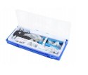 NITOWNICA RĘCZNA Z 5 KOŃCÓWKAMI DO NITONAKRĘTEK M3-M8 + 100EL NITONAKRĘTEK
