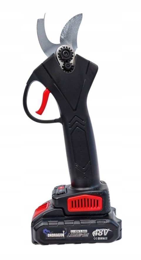 SEKATOR AKUMULATOROWY DO KRZEWÓW GAŁEZI DRZEW NOŻYCE DO ŻYWOPLOTU 48V MOCNY