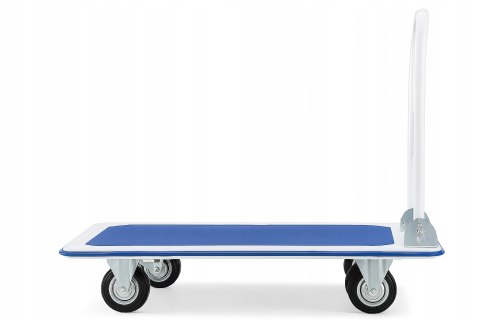 WÓZEK PLATFORMOWY TOWAROWY SKŁADANY TRANSOPORTOWY MAGAZYNOWY 150KG 74x47cm