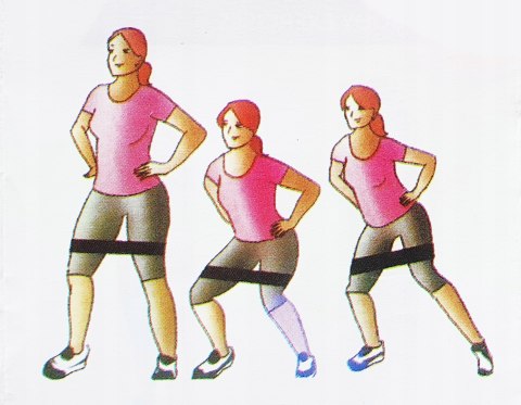 ZESTAW 5 GUM DO ĆWICZEŃ TAŚM MINI FITNESS CROSSFIT