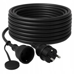 50M PRZEDŁUŻACZ OGRODOWY BUDOWLANY 3X2,5 KOSIARKA PODKASZARKA MOCNY czarny