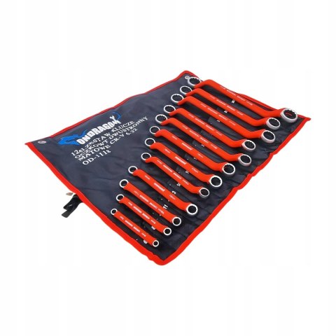6-32 GUMA WYGIĘTE GIĘTE KLUCZE OCZKOWE ZESTAW 12EL MOCNE PREMIUM