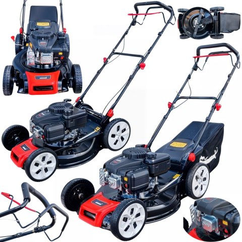 KOSIARKA SPALINOWA Z NAPĘDEM MOCNA WYTRZYMAŁA METALOWA KONSTRUKCJA 51cm 9KM