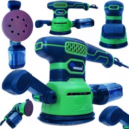 SZLIFIERKA OSCYLACYJNA MIMOŚRODOWA do DREWNA METALU z REGULACJĄ 125mm 1400W