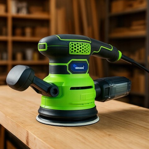 SZLIFIERKA OSCYLACYJNA MIMOŚRODOWA do DREWNA METALU z REGULACJĄ 125mm 1400W