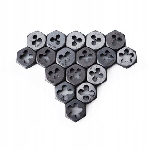 ZESTAW NARZYNEK I GWINTOWNIKÓW 40 EL KALIBROWNIKI W PUDEŁKU BLACK