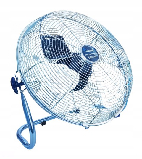 CYLKULATOR POWIETRZA WENTYLATOR PODŁOGOWY INOX 200W MOCNY POKOJOWY 45cm