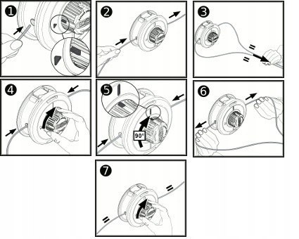 GŁOWICA żyłkowa do kosy spalinowej EASYLOAD - łatwe ładowanie i wysuwanie!