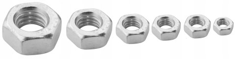 NAKRĘTKI METRYCZNE NIERDZEWNE MIX M3-M10 300 EL