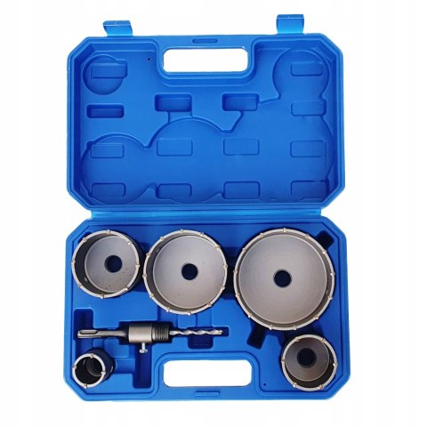 OTWORNICE DO BETONU MURU KORONKI FREZ SDS + 7szt