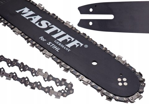 PROWADNICA 35 cm 3/8 1,3 50 OGNIW DO PIŁY STIHL+ 2 ŁAŃCUCHY