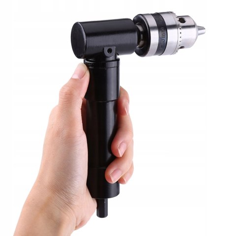 PRZYSTAWKA KĄTOWA ADAPTER KĄTOWY NASADKA DO WIERTARKI WIERCENIA + KLUCZYK