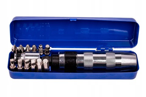 ŚRUBOKRĘT WYKRĘTAK DO POBIJANIA UDAROWY+ 13 BITÓW