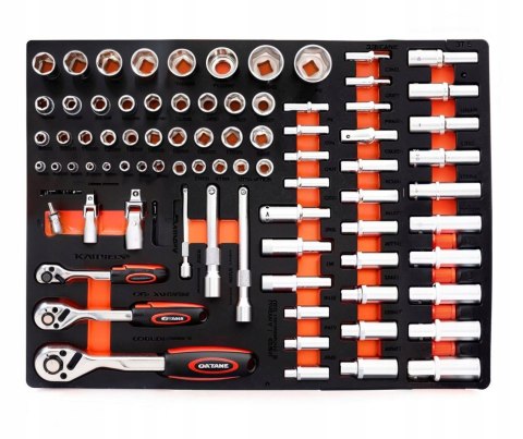 SZAFKA NARZĘDZIOWA WÓZEK WARSZTATOWY Z WYPOSAŻENIEM STABILNA 258 ELEMENTÓW