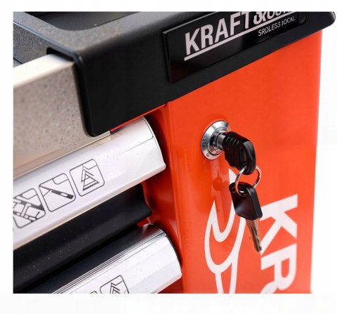 SZAFKA NARZĘDZIOWA WÓZEK WARSZTATOWY Z WYPOSAŻENIEM STABILNA 258 ELEMENTÓW