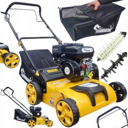 AERATOR WERTYKULATOR SPALINOWY 3w1 Z KOSZEM AERACJA WERTYKULACJA MOC 6,5KM