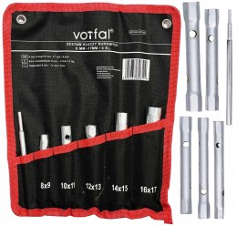 KLUCZE RUROWE DO ŚWIEC ŻAROWYCH 8-17MM 6 EL. RUROWYCH DWUSTRONNE ZESTAW