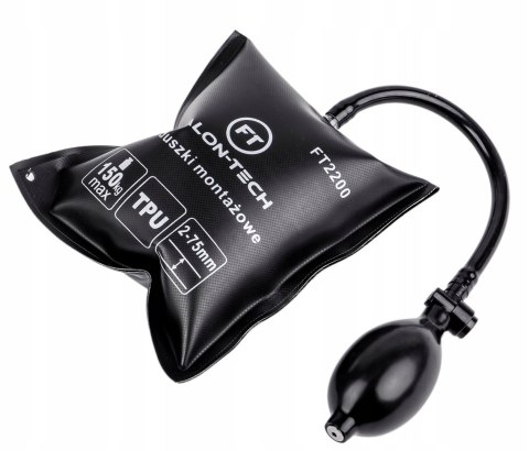 MOCNE PODUSZKI MONTAŻOWE DO PODNOSZENIA 150KG 2 SZTUKI POMPKA RĘCZNA