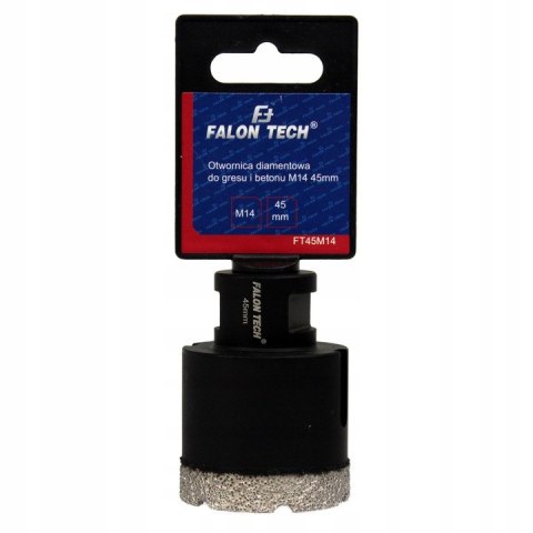 OTWORNICA DIAMENTOWA 40mm M14 KORONKA FREZ WIERTŁO DO GRESU BETONU KAMIENIA